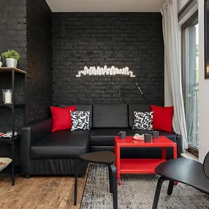  Apartament Stylish & Trendy 1 Bedroom Wola With Parking By Renters